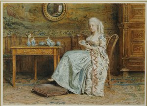 Té de la tarde de George Goodwin Kilburne