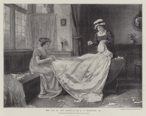 La víspera de la boda de George Goodwin Kilburne