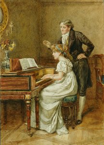 El maestro de música de George Goodwin Kilburne