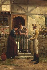 El visitante de George Goodwin Kilburne