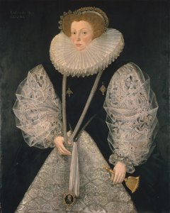 Mary Cornwallis, c.1580-85 (óleo sobre tabla)
