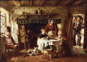 Día de Navidad, 1867 de George Hardy