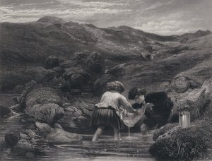 Ilustración para Auld Lang Syne de Robert Burns (grabado) de George Harvey