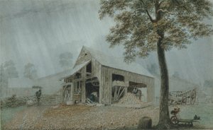 Tormenta, molino de sidra en Redding, Connecticut de George Harvey