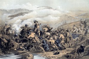 La Batalla de Drumclog, 1679 siglo XIX de George Harvey