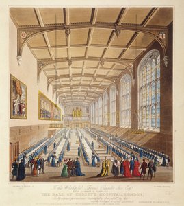 Hospital de Cristo, Londres, 1830 de George Hawkins