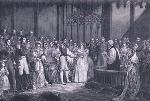 Matrimonio de la Reina Victoria AD 1840 de George Hayter