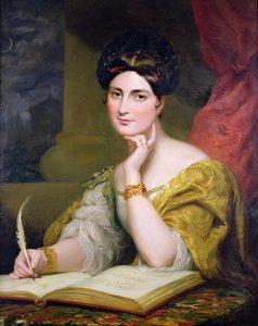 Retrato de la Sra. Caroline Norton de George Hayter
