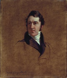 Boceto de retrato de John Poulter, 1834