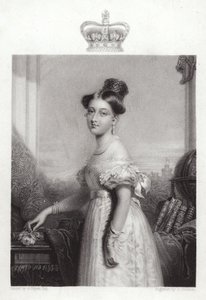 Reina Victoria a los 18 años de George Hayter