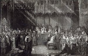 La coronación de la reina