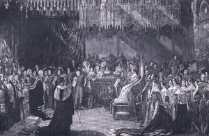 La coronación de la Reina Victoria AD 1838