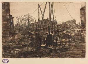 Sitio de construcción, Ámsterdam de George Hendrik Breitner
