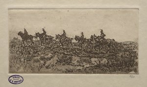 Escena de caballería
