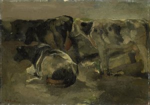 Cuatro vacas de George Hendrik Breitner