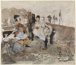 Acompañamiento en un barco de George Hendrik Breitner