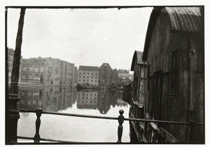 Vista desde el puente a Prinseneiland en Amsterdam de George Hendrik Breitner