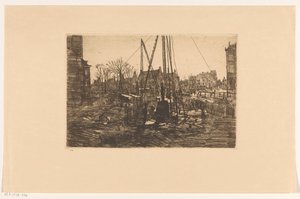 Apilamiento en la calle Raadhuisstraat de Ámsterdam de George Hendrik Breitner
