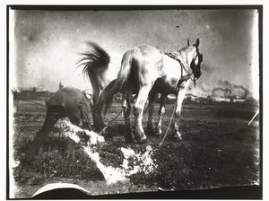 Arando un campo por caballos de George Hendrik Breitner