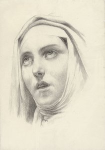 Cabeza de una monja de George Hendrik Breitner