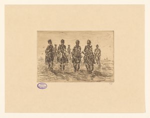 Húsares al galope de George Hendrik Breitner