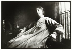 Retrato de una mujer desconocida en la casa de Breitner de George Hendrik Breitner