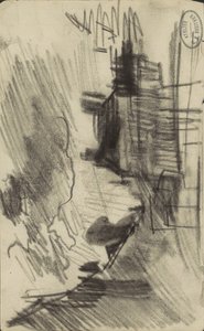 Paisaje urbano, posiblemente en Amsterdam de George Hendrik Breitner