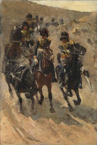 Los Jinetes Amarillos
Artillería a caballo