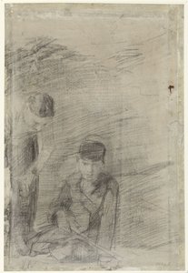Dos niños jugando de George Hendrik Breitner