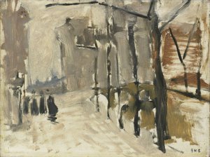 Vista en La Haya (?) de George Hendrik Breitner