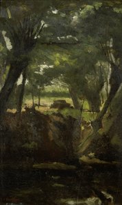 Vista en el bosque de George Hendrik Breitner