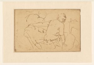 mujer sentada semidesnuda de George Hendrik Breitner
