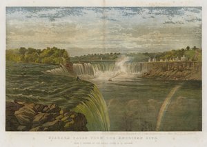 Cataratas del Niágara desde el lado americano de George Henry Andrews
