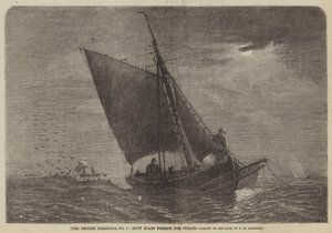 Las Pesquerías Británicas, No 3, Barcos Stow pescando Sprats de George Henry Andrews