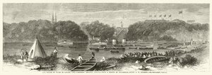 El Príncipe de Gales en Canadá, la Regata de los Leñadores, Ottawa de George Henry Andrews