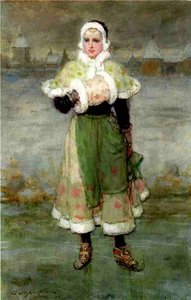 Un patinador holandés de George Henry Boughton