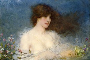 Un Idilio de Primavera de George Henry Boughton