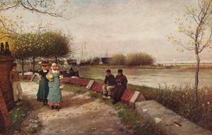 Un intercambio de saludos, c1900 de George Henry Boughton
