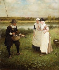 Isaac Walton y las lecheras, 1888