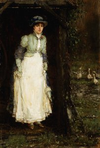 Lluvias de primavera de George Henry Boughton