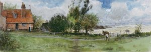 Estudio para Cerca de Casa de George Henry Boughton