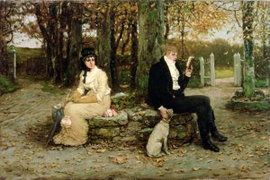 La luna de miel menguante, 1878 de George Henry Boughton