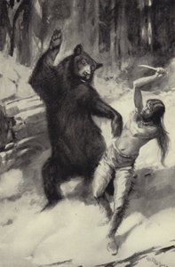 La Lucha de Scarface con el Oso de George Henry Evison