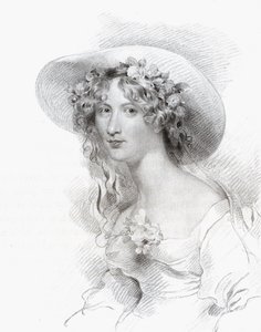 Anna Maria Porter, grabado por Thomas Woolnoth (1785-1857) de 