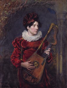 Retrato de Kitty Stephens, más tarde condesa de Essex (1794 - 1882) de George Henry Harlow