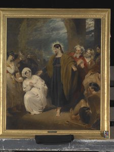 La virtud de la fe (óleo sobre lienzo) de George Henry Harlow