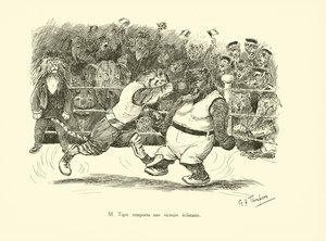 Contundente victoria de M Tigre (litografía) de George Henry Thompson