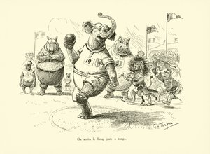 Detuvimos al Lobo justo a tiempo (litografía) de George Henry Thompson