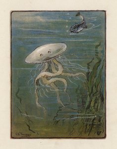 La medusa (litografía en color) de George Henry Thompson