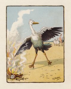 El Fénix (litografía en color)